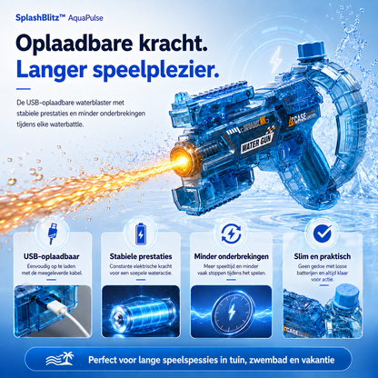 SplashBlitz™ AquaPulse Waterblaster met licht en geluid